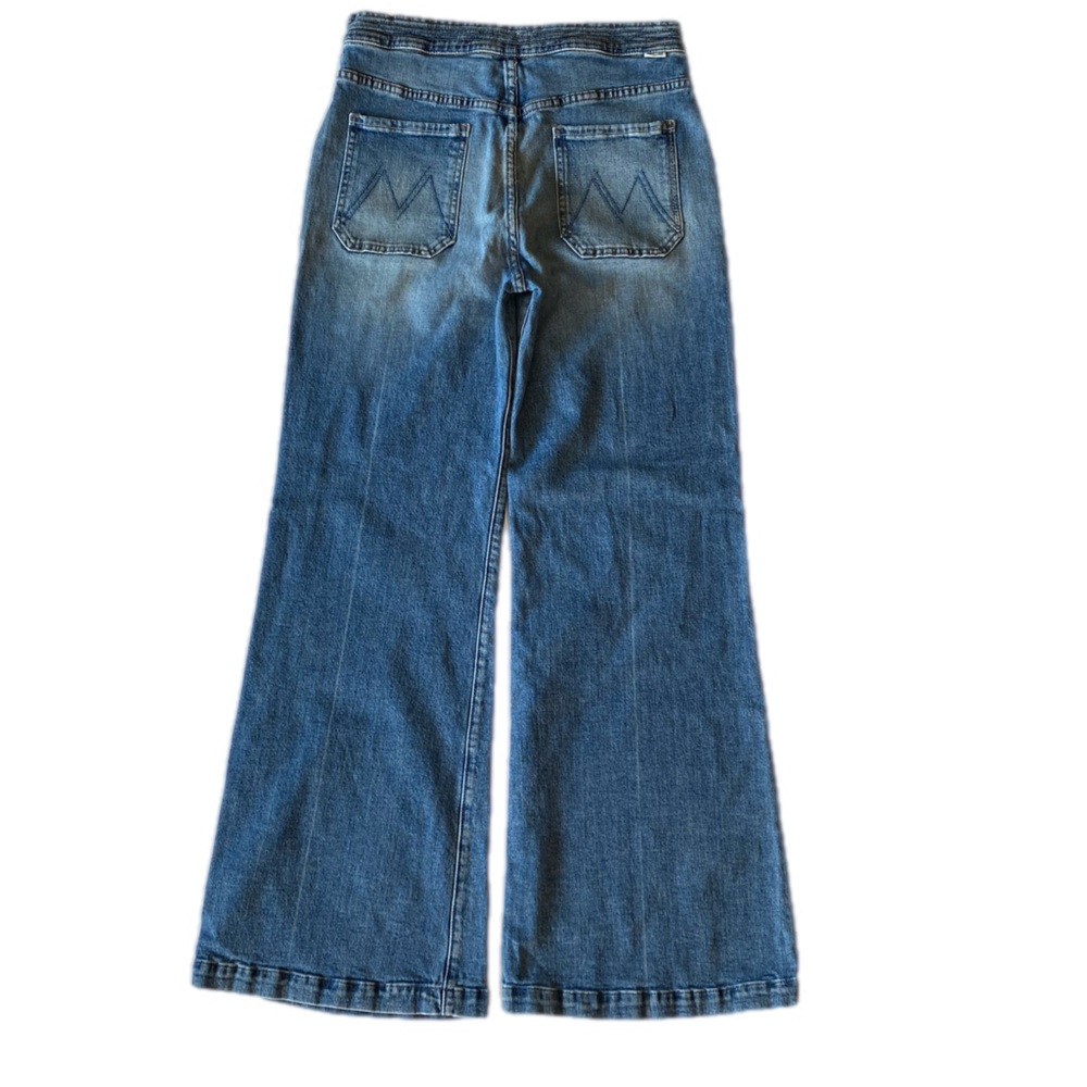 MOTHER The Tie Patch Roller Jeans size 30 Popism EUC - Picture 15 of 16